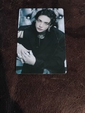 Hyunjin from Stray Kids Standard" or "Black" version) Photo Card